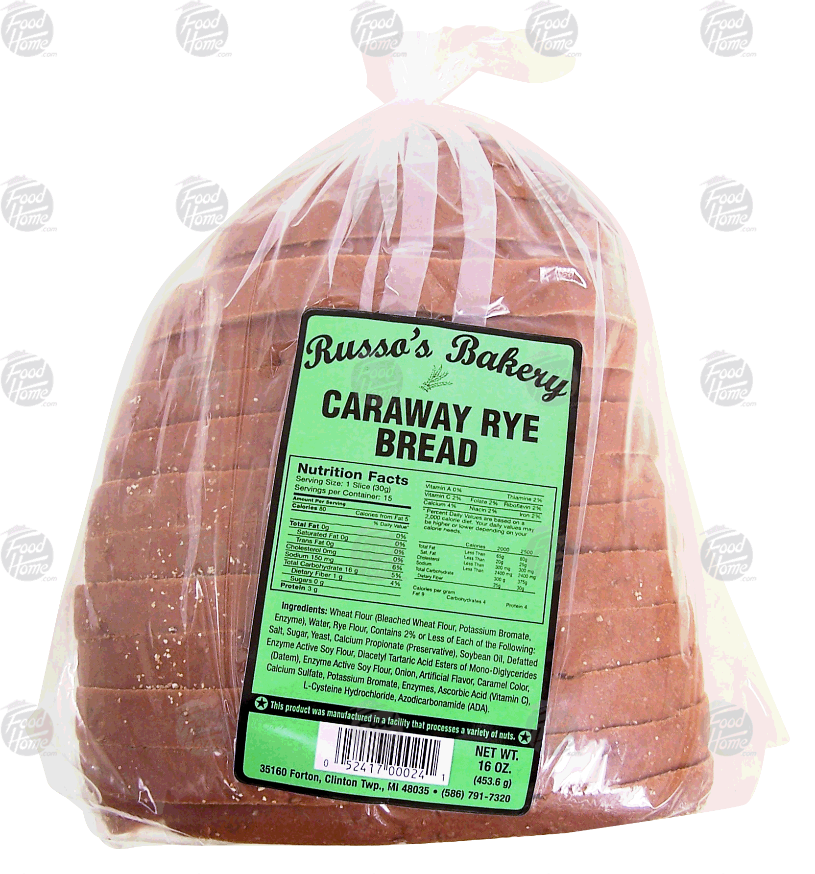 Russo's Bakery  caraway rye bread Full-Size Picture